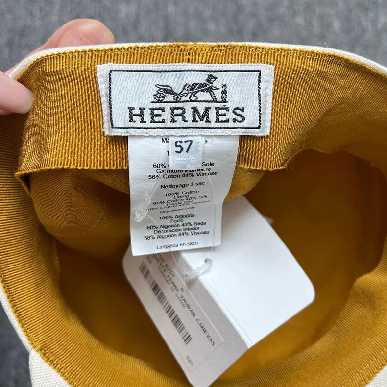 Hermes hermes beige beret hat 57 Size ONE SIZE - 5 Thumbnail