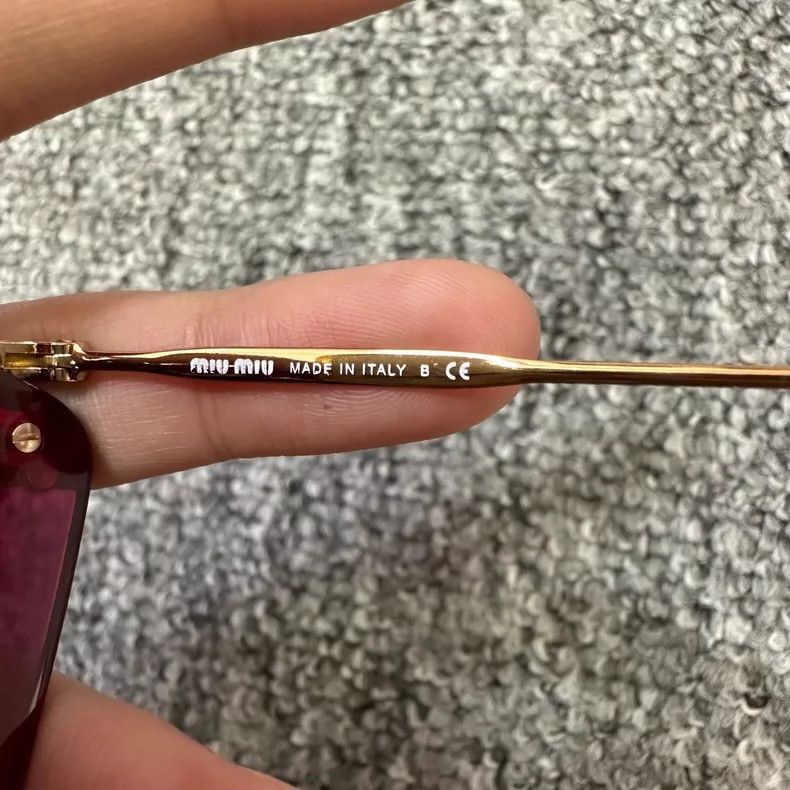 Miu Miu miumiu rhinestone decorated sunglasses Size ONE SIZE - 4 Thumbnail