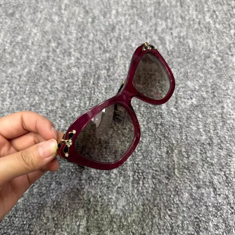 Miu Miu miumiu rhinestone decorated sunglasses Size ONE SIZE - 2 Thumbnail