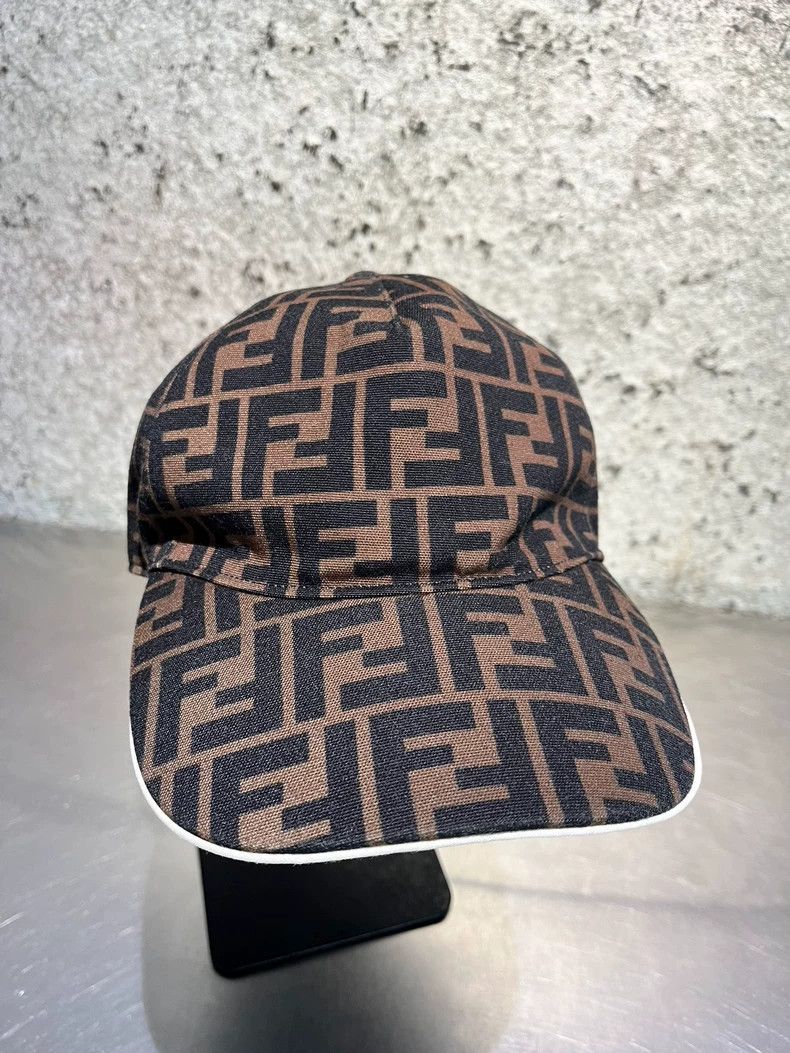 Fendi Fendi brown logo dad hat Size ONE SIZE - 2 Thumbnail