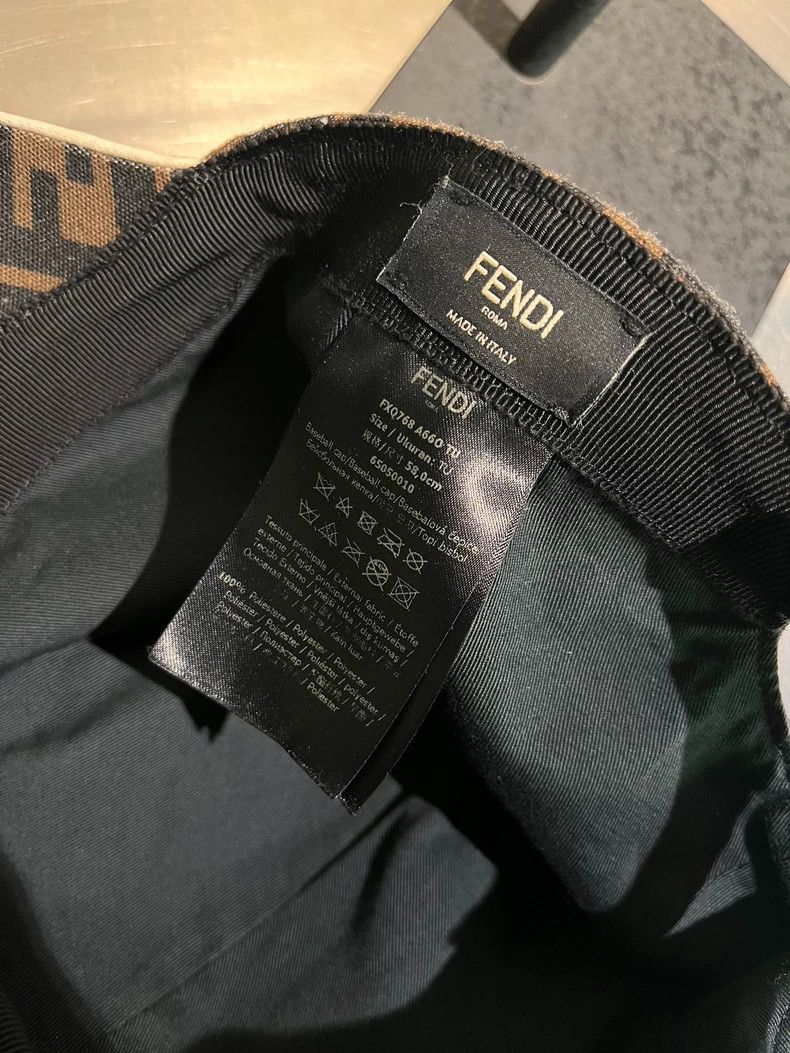 Fendi Fendi brown logo dad hat Size ONE SIZE - 6 Thumbnail