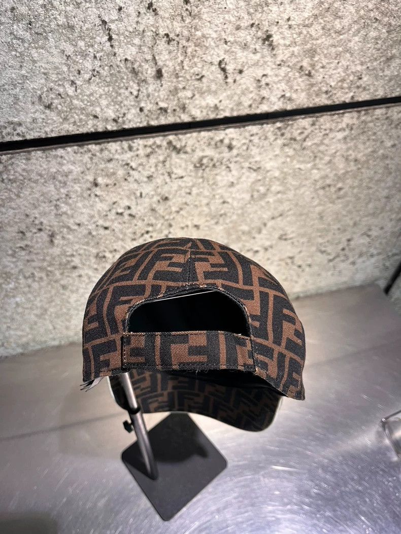 Fendi Fendi brown logo dad hat Size ONE SIZE - 7 Thumbnail