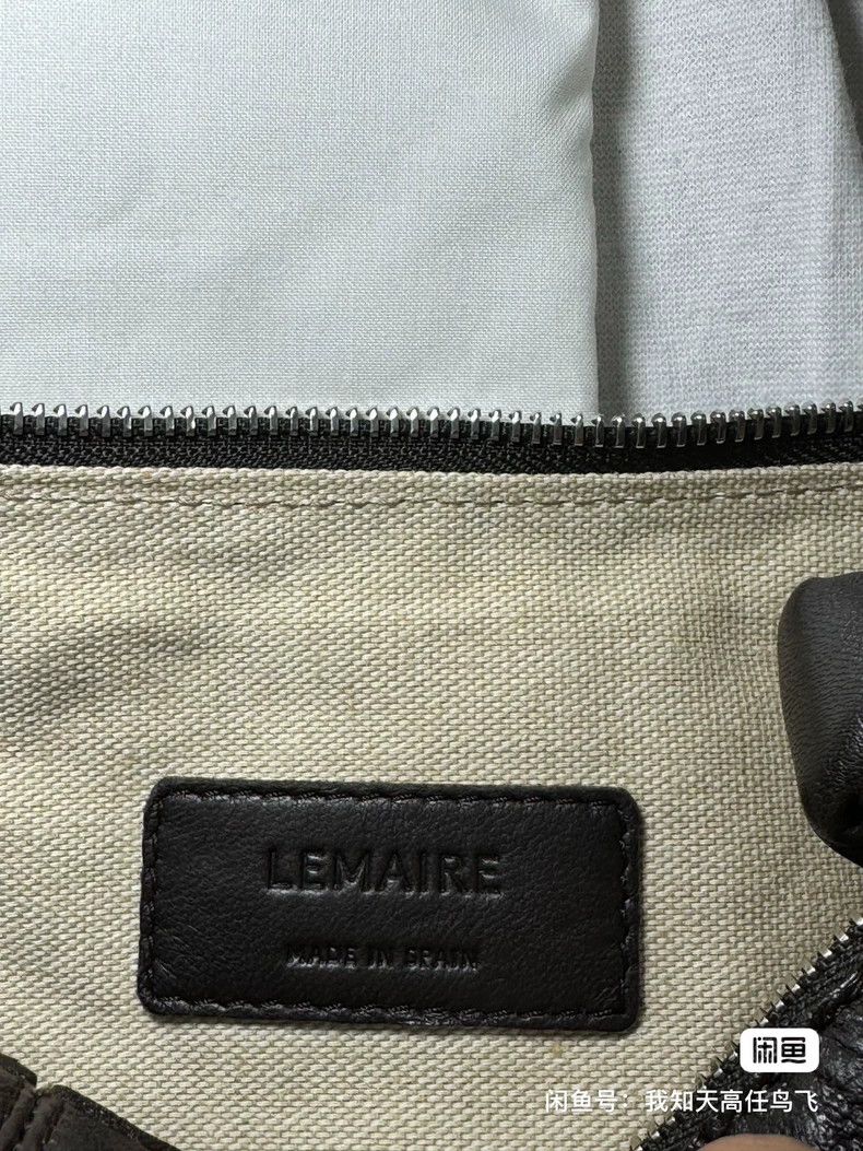 Lemaire Lemaire Dark Chocolate Leather Bag Size ONE SIZE - 3 Thumbnail