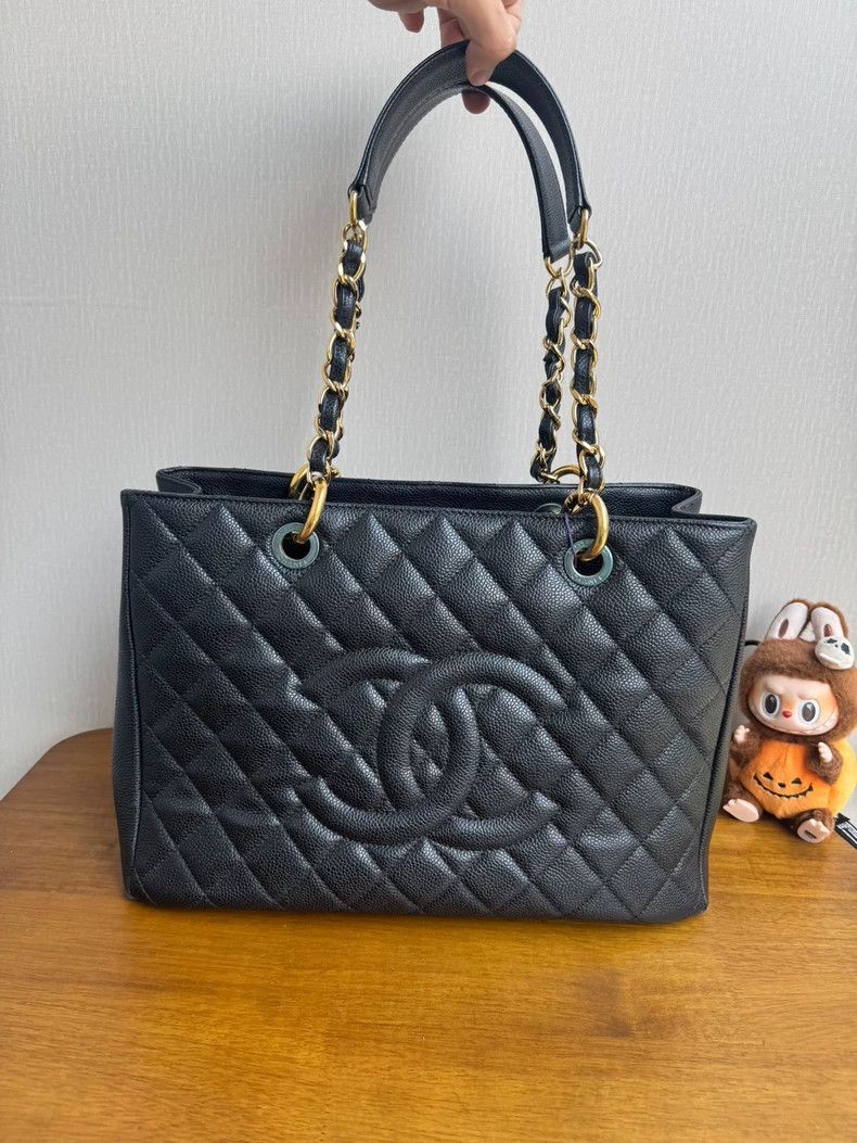 Chanel Chanel Black Caviar GST Tote Bag Size ONE SIZE - 2 Thumbnail