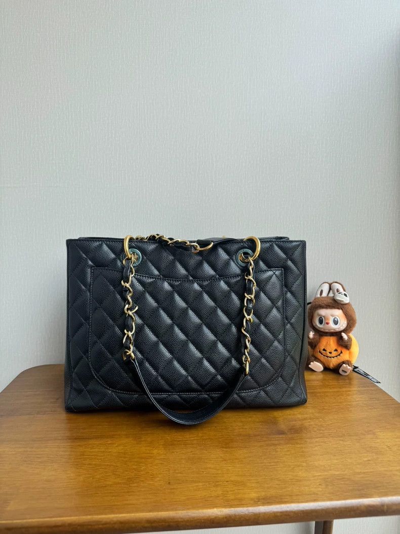 Chanel Chanel Black Caviar GST Tote Bag Size ONE SIZE - 4 Thumbnail