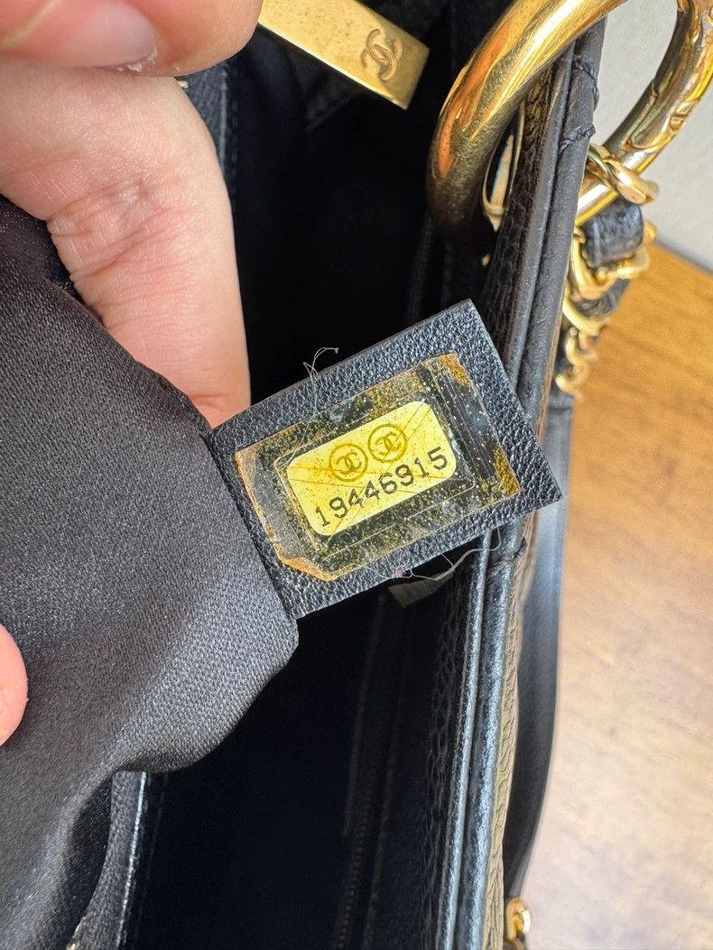Chanel Chanel Black Caviar GST Tote Bag Size ONE SIZE - 7 Thumbnail