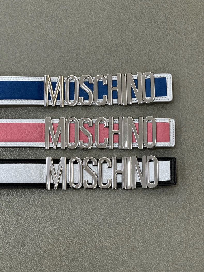 Moschino Moschino logo belts in multi colors Size ONE SIZE - 2 Thumbnail