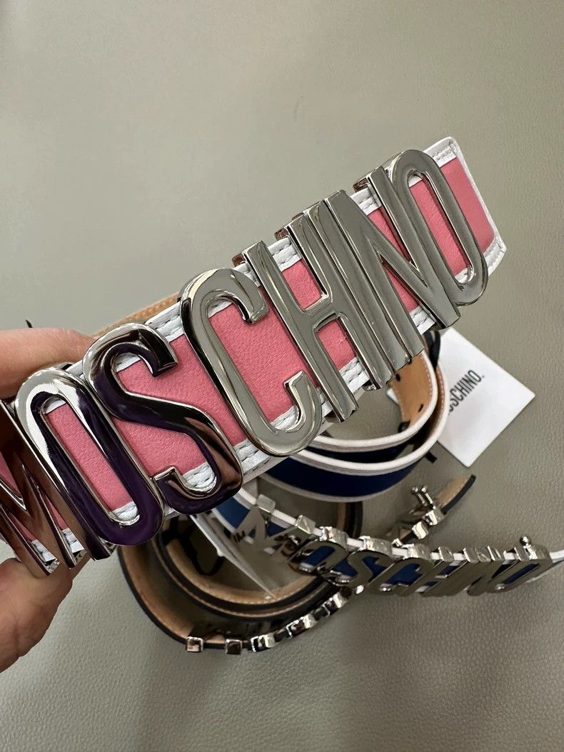 Moschino Moschino logo belts in multi colors Size ONE SIZE - 6 Thumbnail