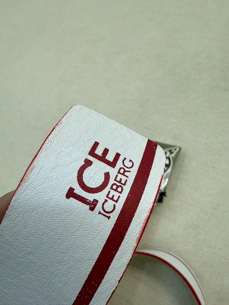 Iceberg ICEBERG men's white belt 95cm Size ONE SIZE - 6 Thumbnail