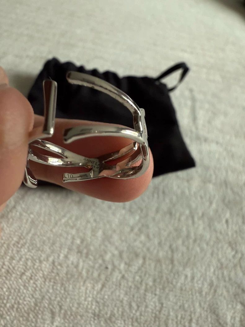 Yves Saint Laurent saint laurent twist ring size 10 Size ONE SIZE - 5 Thumbnail