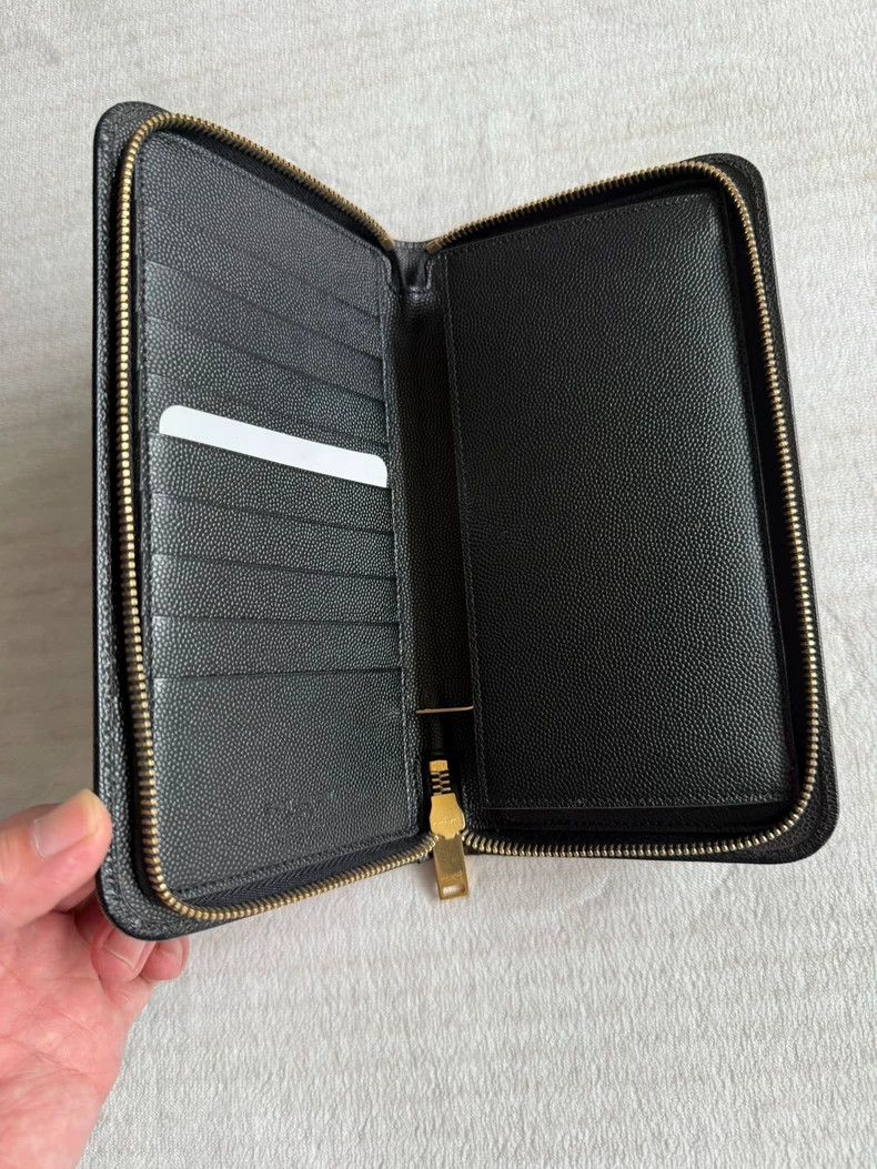 Yves Saint Laurent saint laurent leather wallet Size ONE SIZE - 4 Thumbnail