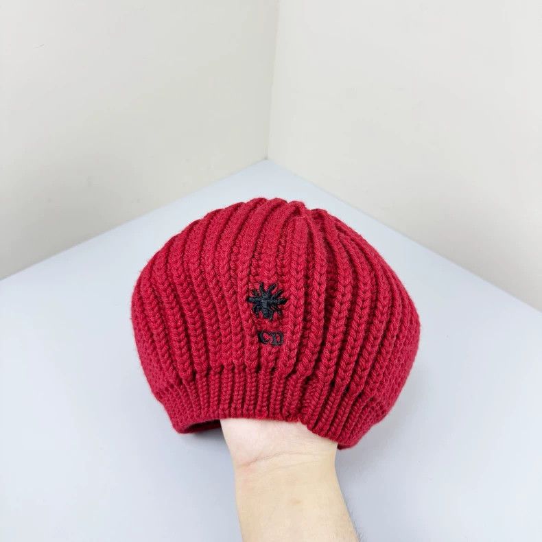 Dior Dior Embroidered Bee Knit Beanie Size ONE SIZE - 3 Thumbnail