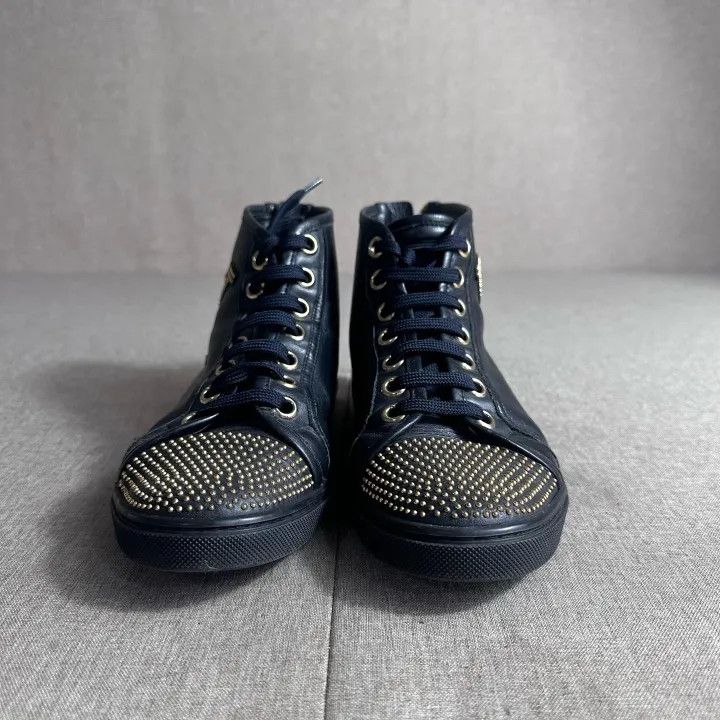 Louis Vuitton Louis Vuitton Stylish High-Top Lace-Up Sneakers 0079 Size US 6 / IT 36 - 2 Thumbnail