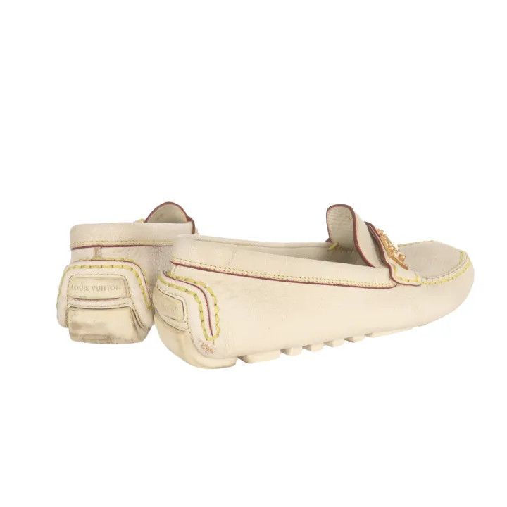 Louis Vuitton Louis Vuitton Casual Goat Leather Slip-On Shoes 0079 Size US 5 / IT 35 - 4 Thumbnail