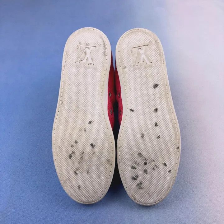 Louis Vuitton Louis Vuitton Canvas High-Top Sneakers in Pink 0079 Size US 9 / IT 39 - 4 Thumbnail