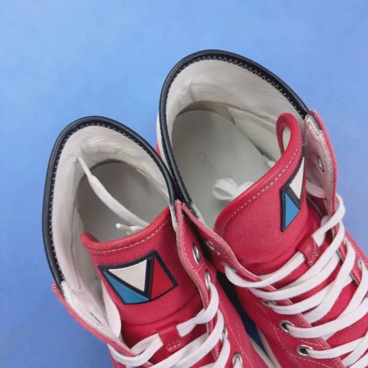 Louis Vuitton Louis Vuitton Canvas High-Top Sneakers in Pink 0079 Size US 9 / IT 39 - 9 Thumbnail