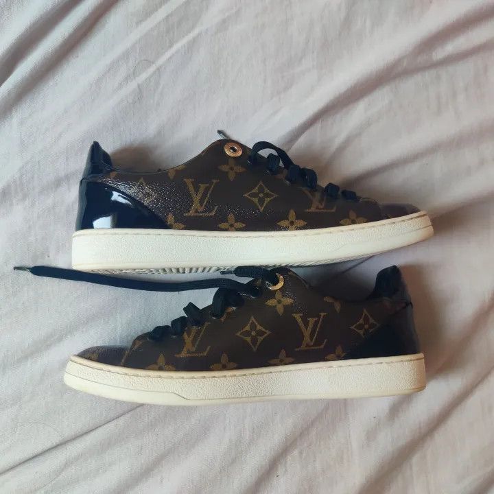 Louis Vuitton Louis Vuitton Frontrow Monogram Low Top Sneakers 0079 Size US 6 / IT 36 - 2 Thumbnail