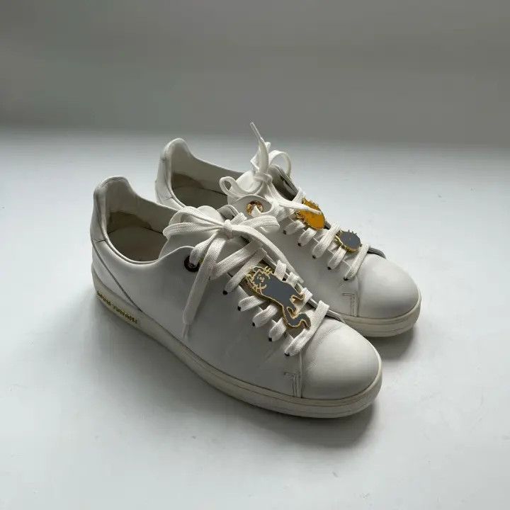 Louis Vuitton Louis Vuitton Cat Illustration White Sneakers 0079 Size US 6 / IT 36 - 8 Thumbnail
