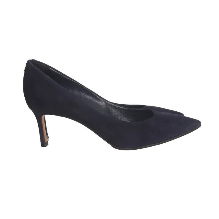 Louis Vuitton Louis Vuitton Black Suede Pointed Heels 0079 Size US 6 / IT 36 - 3 Thumbnail