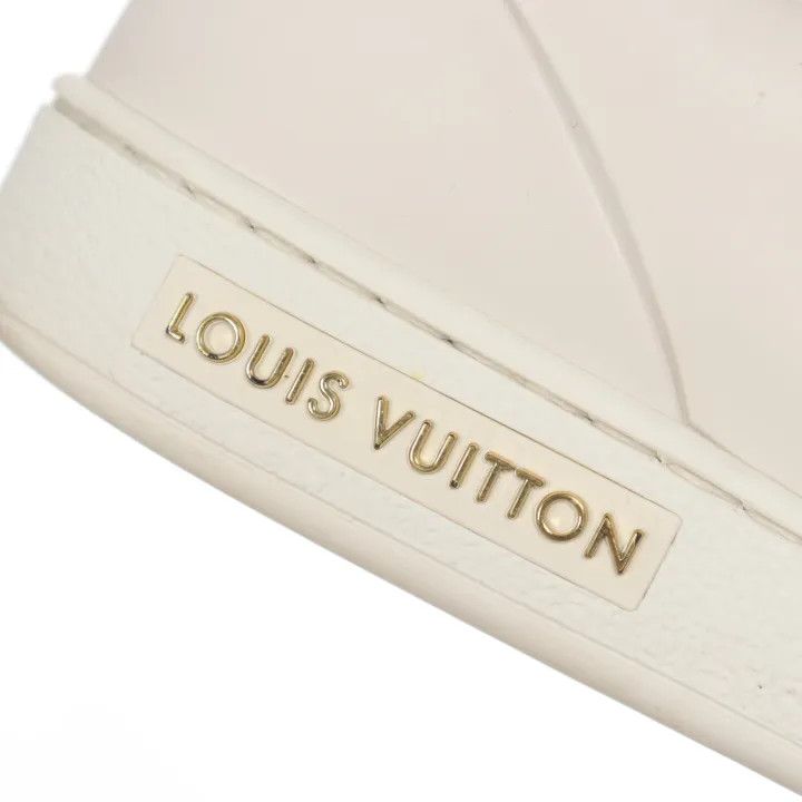 Louis Vuitton Louis Vuitton Frontrow White Leather Low-Top Sneakers 0079 Size US 6 / IT 36 - 7 Thumbnail
