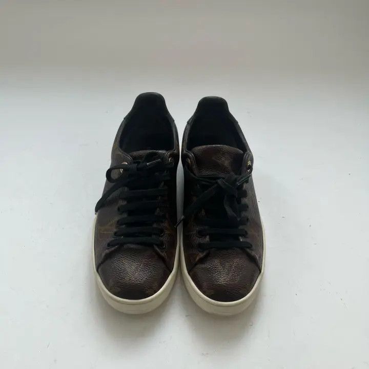 Louis Vuitton Louis Vuitton Frontrow Monogram Low Top Sneakers 0079 Size US 5 / IT 35 - 3 Thumbnail