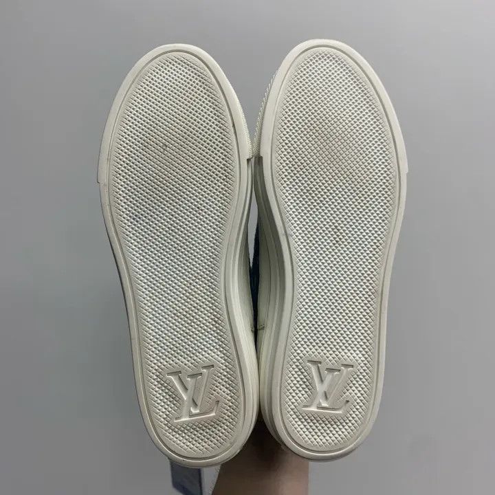 Louis Vuitton Louis Vuitton Stellar Casual Sneakers in Denim Blue 0079 Size US 6 / IT 36 - 4 Thumbnail