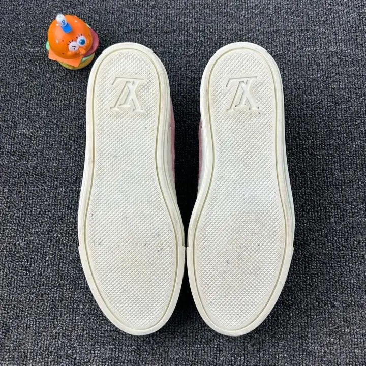 Louis Vuitton Louis Vuitton Pink Stellar Canvas Sneakers 0079 Size US 6 / IT 36 - 4 Thumbnail