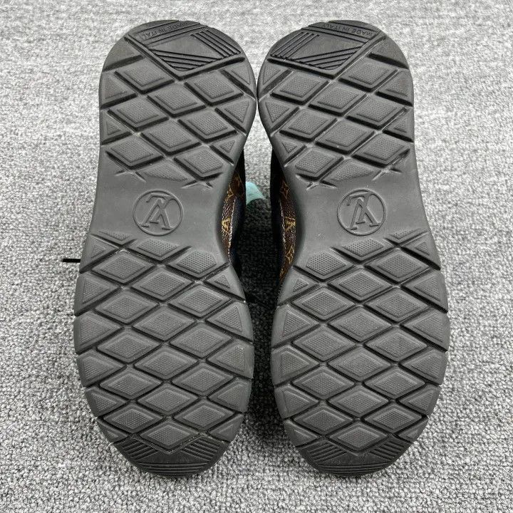 Louis Vuitton Louis Vuitton Aftergame Monogram Black Sneakers 0079 Size US 6 / IT 36 - 4 Thumbnail