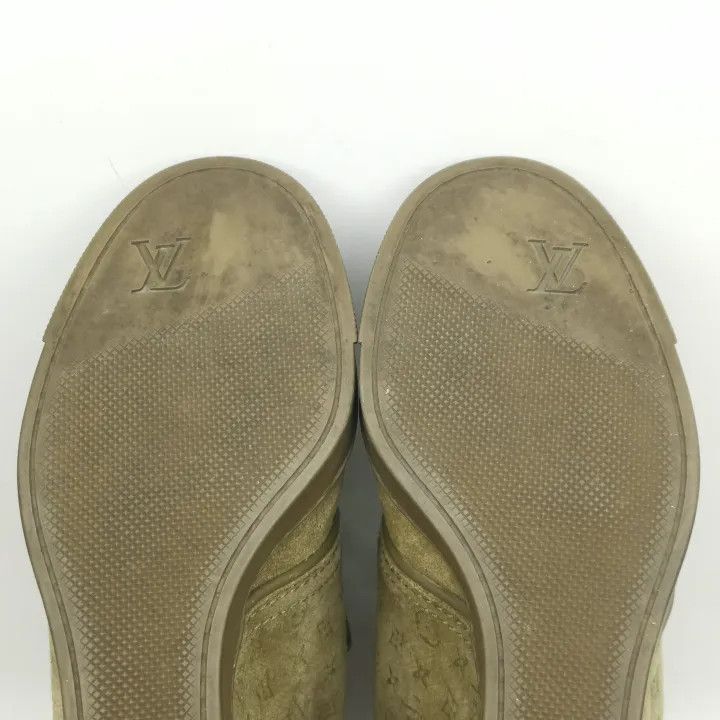 Louis Vuitton Louis Vuitton Suede Wedge Sneakers in Earth Yellow 0079 Size US 5 / IT 35 - 7 Thumbnail