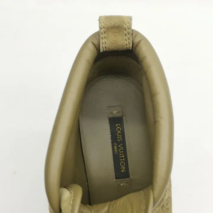 Louis Vuitton Louis Vuitton Suede Wedge Sneakers in Earth Yellow 0079 Size US 5 / IT 35 - 8 Thumbnail