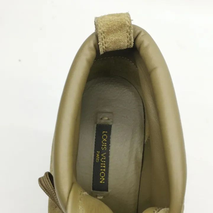 Louis Vuitton Louis Vuitton Suede Wedge Sneakers in Earth Yellow 0079 Size US 5 / IT 35 - 9 Thumbnail