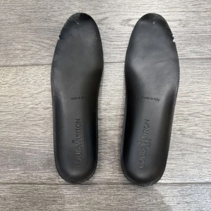 Louis Vuitton Takashi Murakami x Louis Vuitton Black Low Top Trainer 0079 Size US 6 / IT 36 - 6 Thumbnail