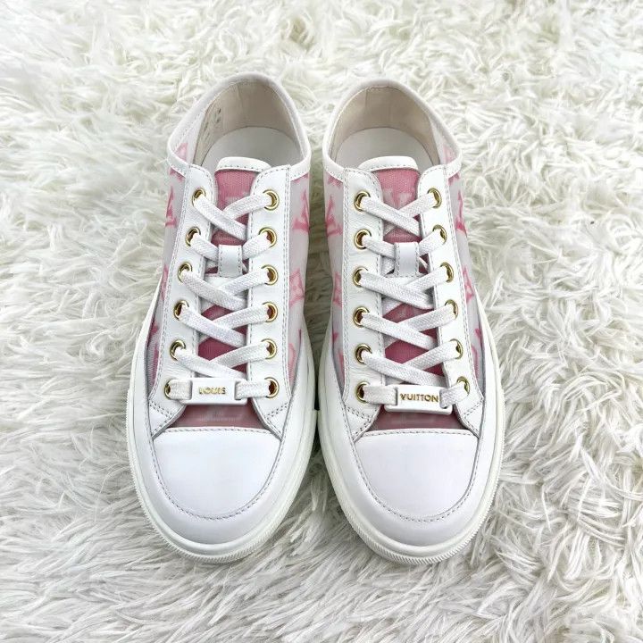 Louis Vuitton Louis Vuitton Stellar Low-Top Fashion Sneakers 0079 Size US 5 / IT 35 - 2 Thumbnail