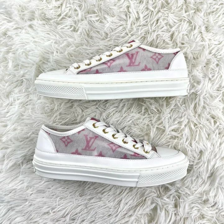 Louis Vuitton Louis Vuitton Stellar Low-Top Fashion Sneakers 0079 Size US 5 / IT 35 - 4 Thumbnail