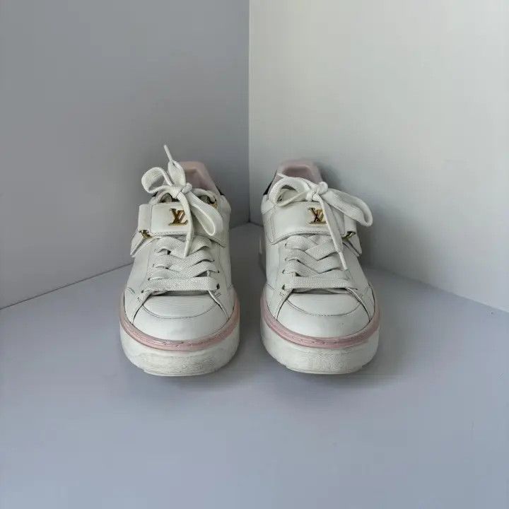 Louis Vuitton Louis Vuitton Time Out Low-Top Fashion Sneakers 0079 Size US 6 / IT 36 - 2 Thumbnail