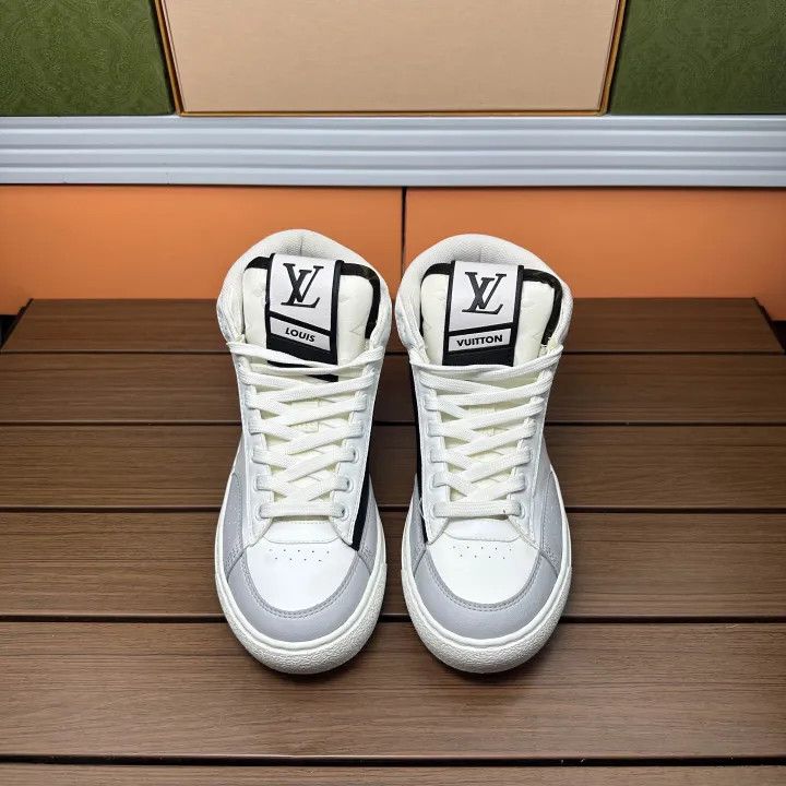 Louis Vuitton Louis Vuitton Charlie High-Top Fashion Sneakers 0079 Size US 5 / IT 35 - 2 Thumbnail