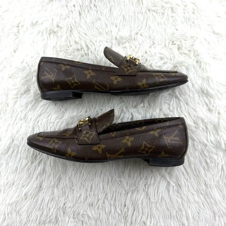 Louis Vuitton Louis Vuitton Brown Monogram Casual Loafers 0079 Size US 6 / IT 36 - 5 Thumbnail