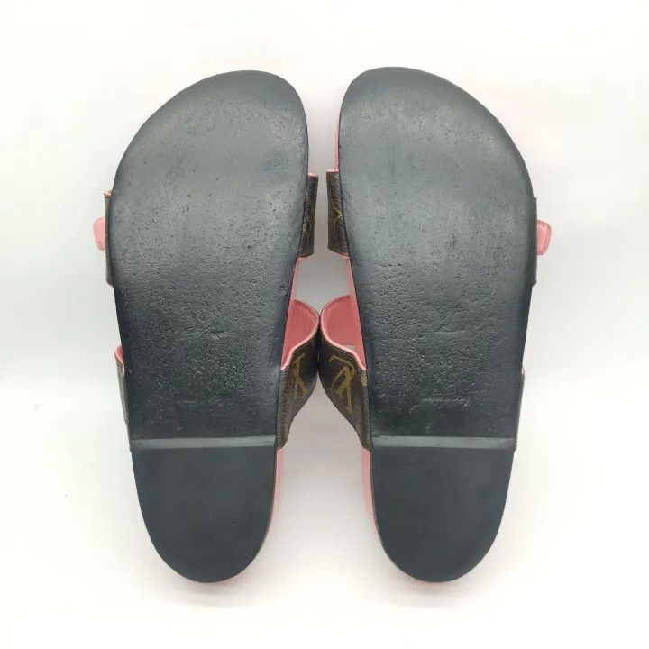 Louis Vuitton Louis Vuitton Pink Flat Slide Sandals 0079 Size US 6 / IT 36 - 4 Thumbnail