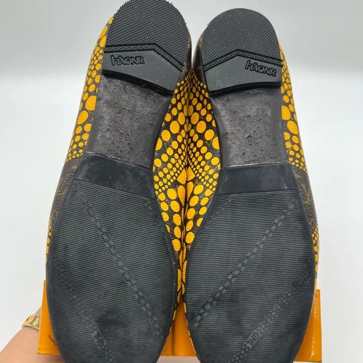 Louis Vuitton Louis Vuitton x Yayoi Kusama Yellow Flats 0079 Size US 6 / IT 36 - 4 Thumbnail