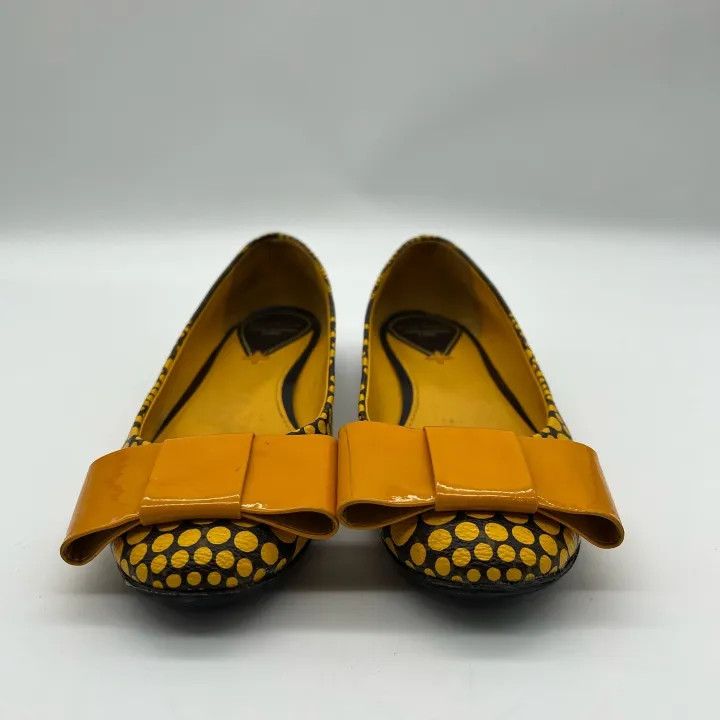 Louis Vuitton Louis Vuitton x Yayoi Kusama Yellow Flats 0079 Size US 6 / IT 36 - 2 Thumbnail
