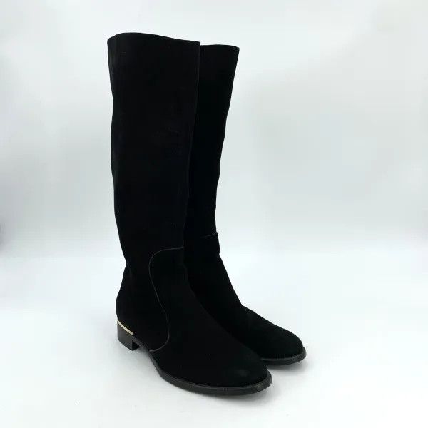Louis Vuitton Louis Vuitton Black Suede Knee-High Casual Boots 0079 Size US 6 / IT 36 - 2 Thumbnail