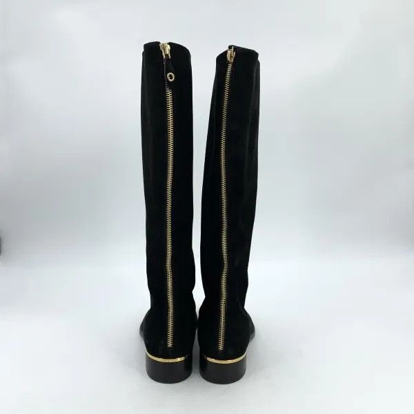 Louis Vuitton Louis Vuitton Black Suede Knee-High Casual Boots 0079 Size US 6 / IT 36 - 4 Thumbnail