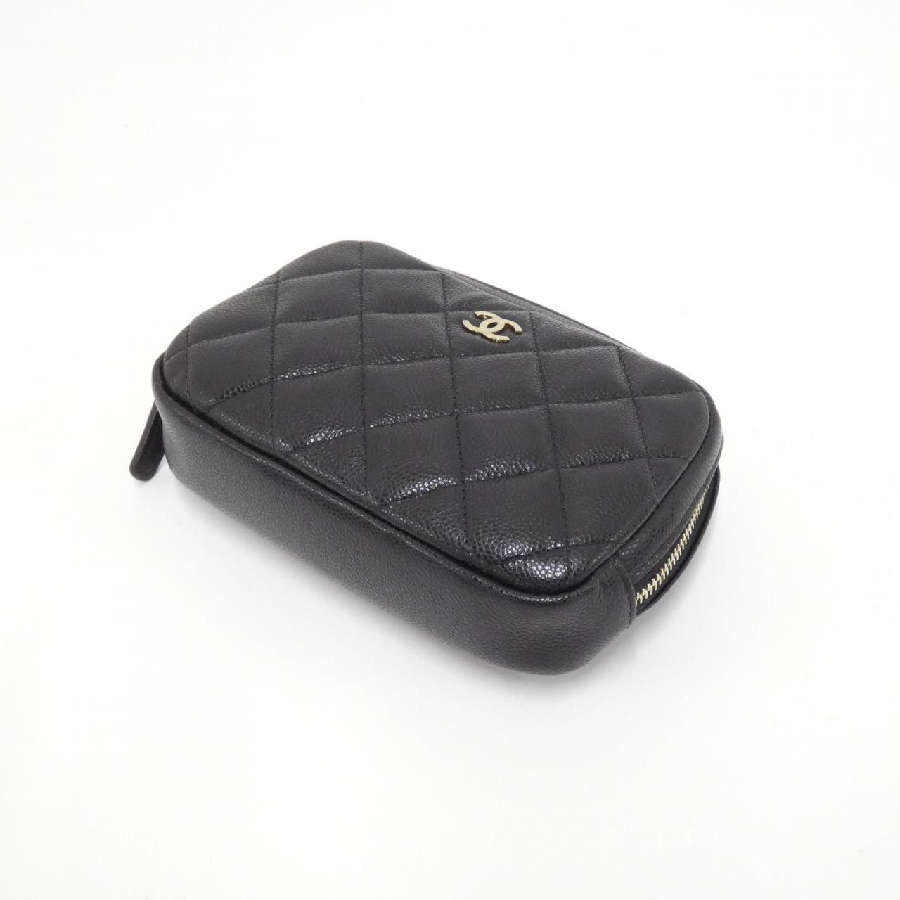 Chanel Chanel Chanel Timeless Classic Caviar Skin Pouch Leather Other Size ONE SIZE - 3 Thumbnail
