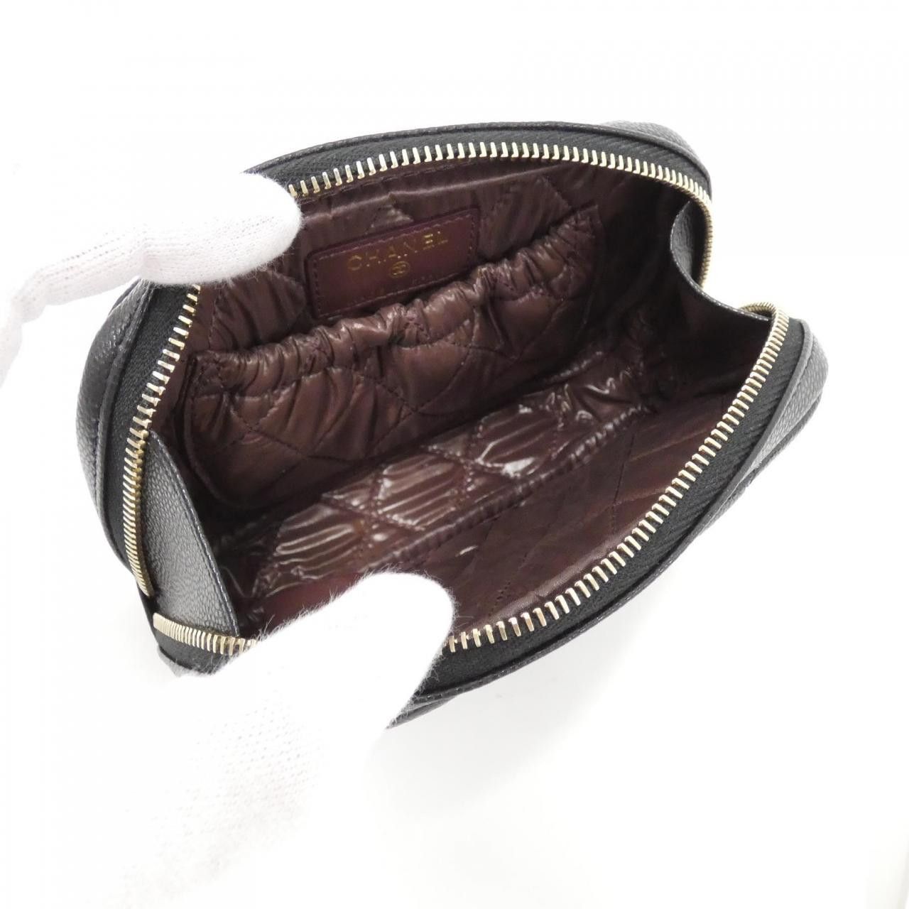 Chanel Chanel Chanel Timeless Classic Caviar Skin Pouch Leather Other Size ONE SIZE - 5 Thumbnail