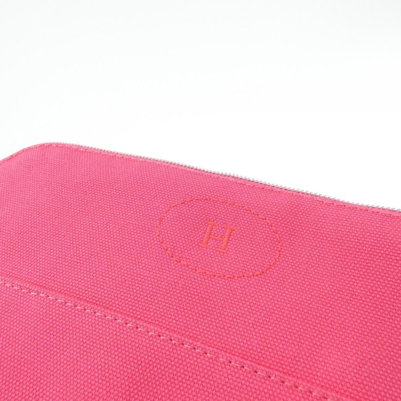 Hermes Hermes Hermes Bolide Canvas Pouch Canvas Other DUTY FREE for USA Size ONE SIZE - 4 Thumbnail