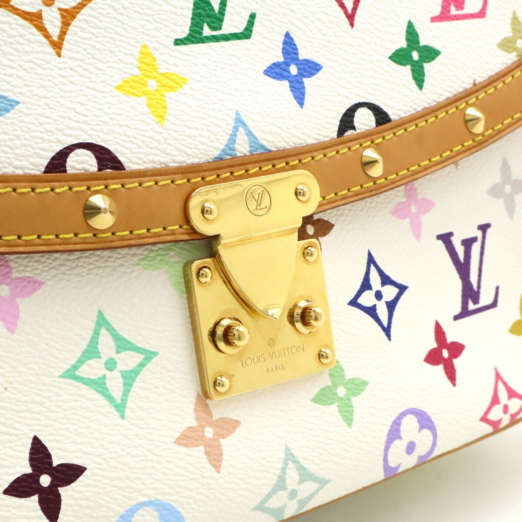 Louis Vuitton Louis Vuitton Monogram Multicolor Sologne Shoulder Bag Blanc White M92661 Size ONE SIZE - 9 Thumbnail
