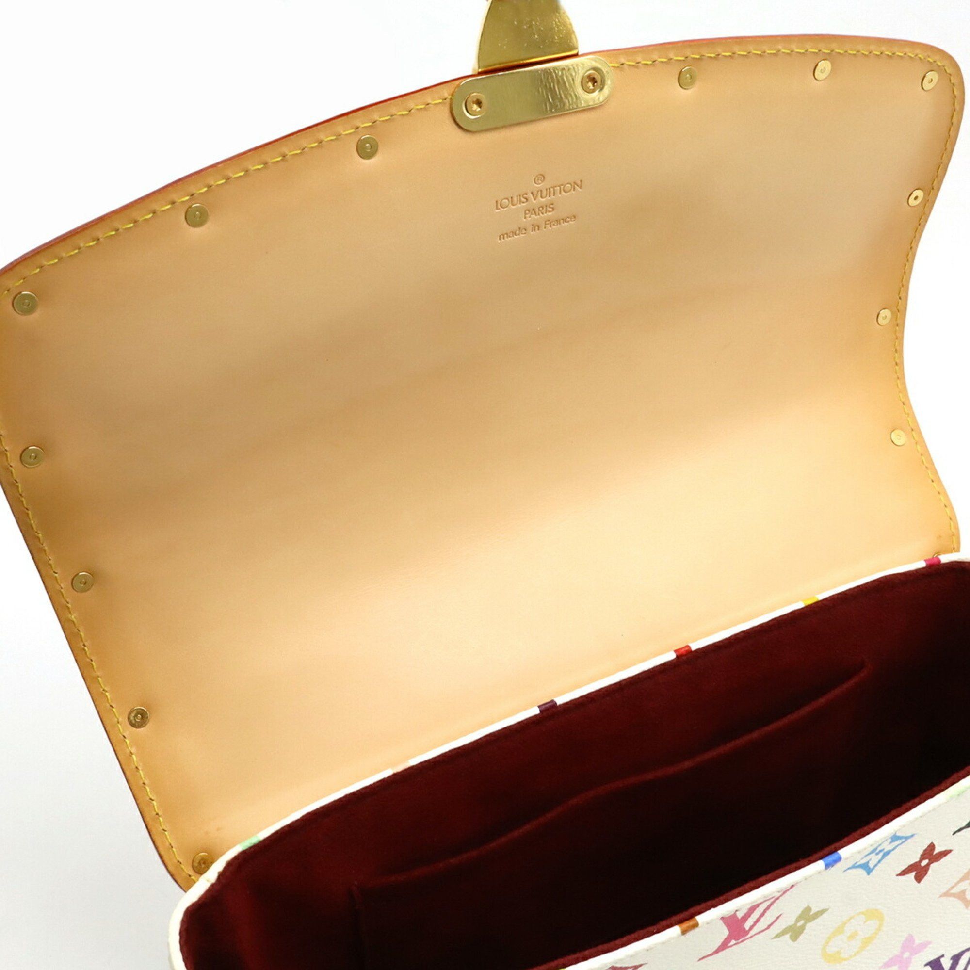 Louis Vuitton Louis Vuitton Monogram Multicolor Sologne Shoulder Bag Blanc White M92661 Size ONE SIZE - 7 Thumbnail