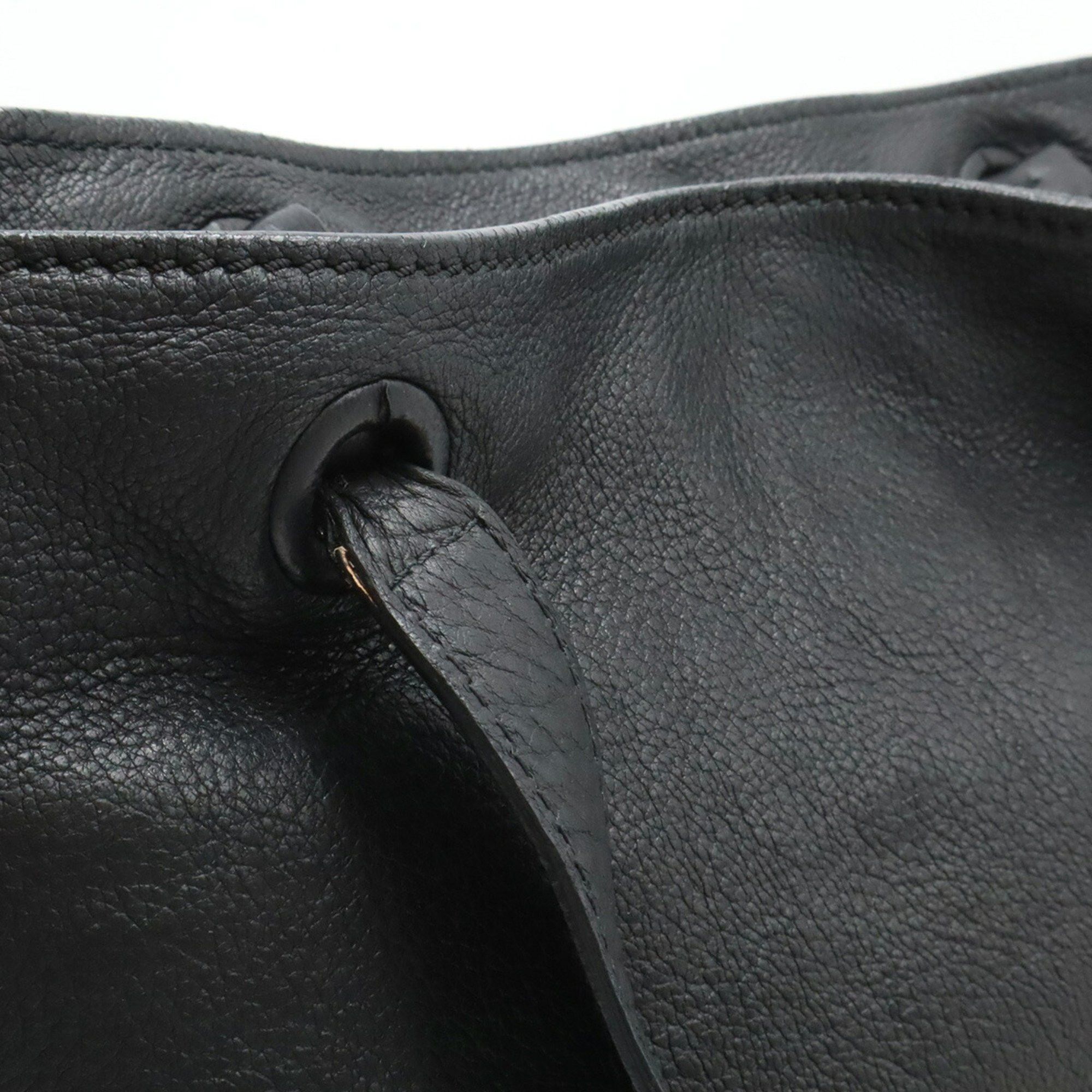 Chanel CHANEL Coco Mark Tote Bag Shoulder Leather Black Size ONE SIZE - 8 Thumbnail