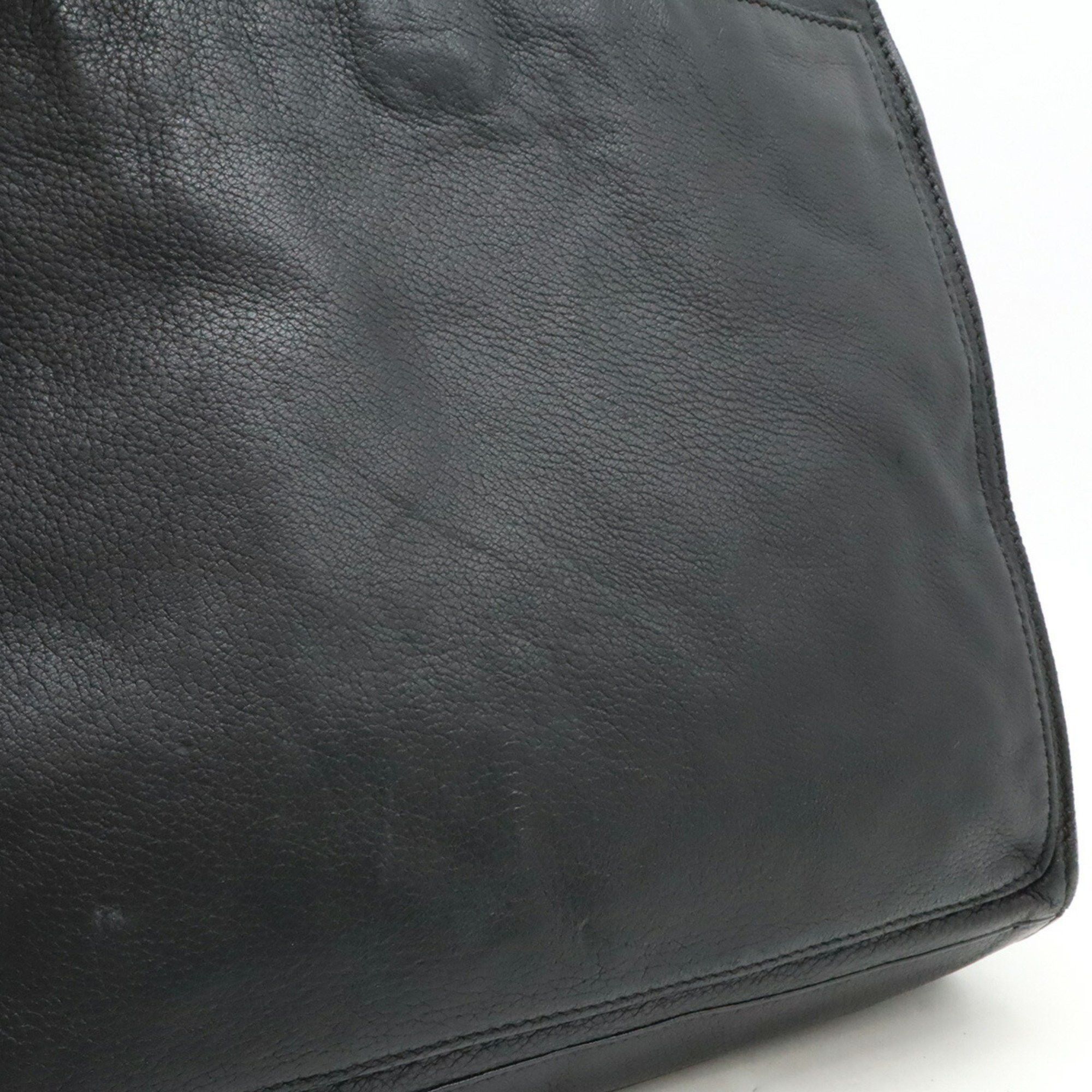 Chanel CHANEL Coco Mark Tote Bag Shoulder Leather Black Size ONE SIZE - 9 Thumbnail
