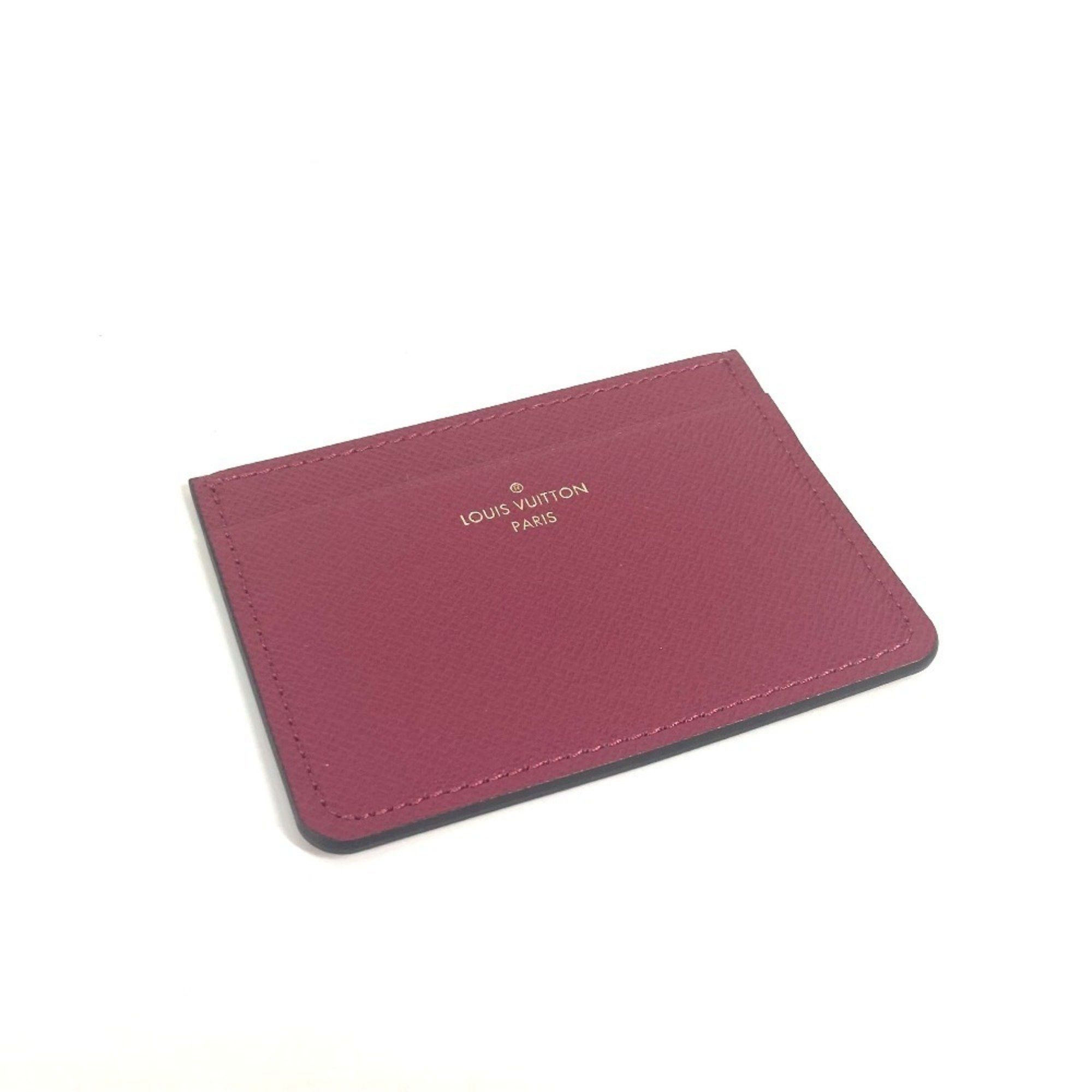 Louis Vuitton LOUIS VUITTON M62155 Monogram Portefeuille Jeanne Long Wallet Flap Canvas Women's Fuchsia Brown Size ONE SIZE - 17 Thumbnail